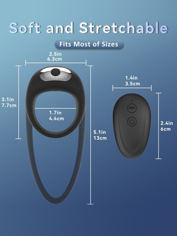 Black rabbit-shaped Vibrating Cock Rings designed for enhanced pleasure and prolonged performance