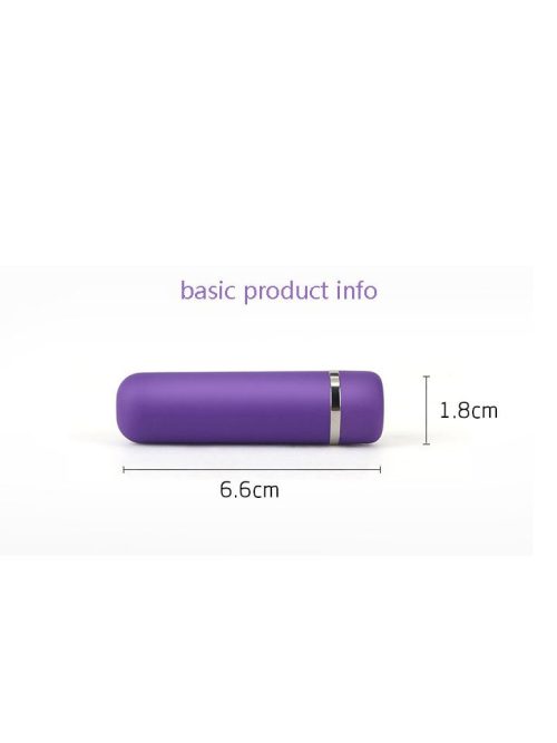Small bullet-shaped vibrator designed for targeted stimulation and discreet pleasure
