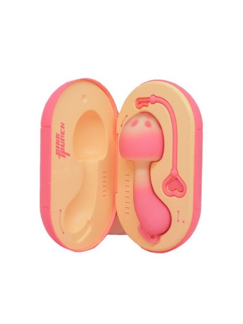 Sunset-Mushroom-Vibrator-04 Sunset Mushroom Vibrator showcasing its unique mushroom shape and vibrant color, designed for targeted stimulation