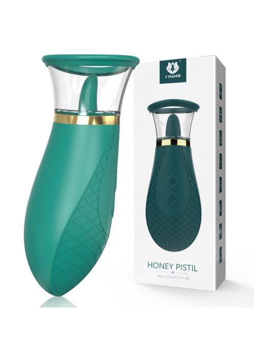 Sweet-Pistil-Vibrator Vibrating tongue-shaped wand designed for targeted pleasure and stimulation