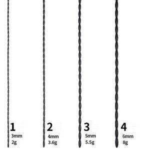 A set of eight penis plug with varying diameters, designed for exploring different levels of pleasure and comfort