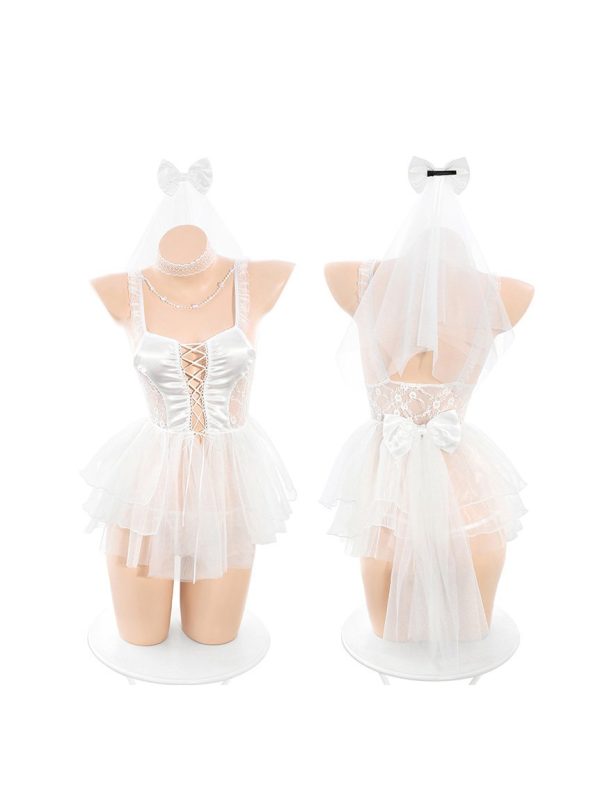 Wedding-Lingerie-Set-01 Elegant bridal-inspired lingerie set featuring lace detailing and a romantic silhouette